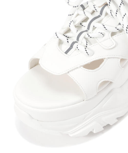 FREE'S MART（フリーズマート）の「◆スニーカーソールサンダル（サンダル・レディース・ブラック/ホワイト・MEDIUM/SMALL）」の21枚目の写真