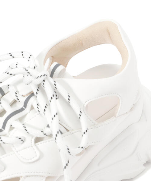 ホワイト スニーカーサンダル SMILE*3 ホワイト スニーカーサンダル SMILE*3 STYLEBLOCK サンダル