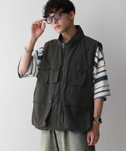 RAGEBLUE（レイジブルー）の「マルチポケット/ミリタリー/オーバー