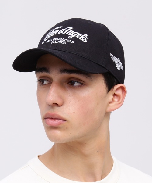 AVIREX（アヴィレックス）の「BLUE ANGELS CAP / ブルーエンジェルス キャップ / AVIREX / アヴィレックス（キャップ・メンズ・ブラック/ネイビー・FREE）」の2枚目の写真