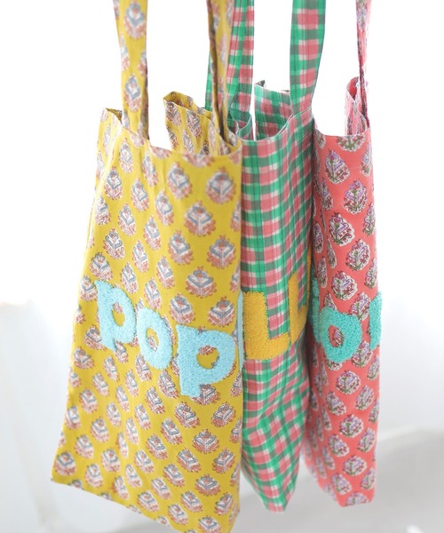 Crisp（クリスプ）の「パイルロゴトートバッグ（トートバッグ・レディース・グリーン/ピンク/イエロー・FREE）」の17枚目の写真