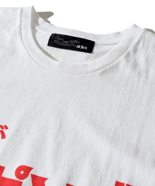 ALDIES（アールディーズ）の「Episode Big T / エピソードビッグ（Tシャツ/カットソー・メンズ・パープル/ブラック/ホワイト・FREE）」の7枚目の写真