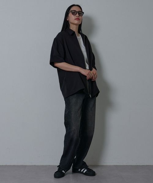 COLONY 2139(コロニートゥーワンスリーナイン)の「ブラストストレートデニム(デニムパンツ・メンズ・ブラック/サックスブルー/インディゴブルー・MEDIUM/LARGE/X-LARGE)」の18枚目の写真