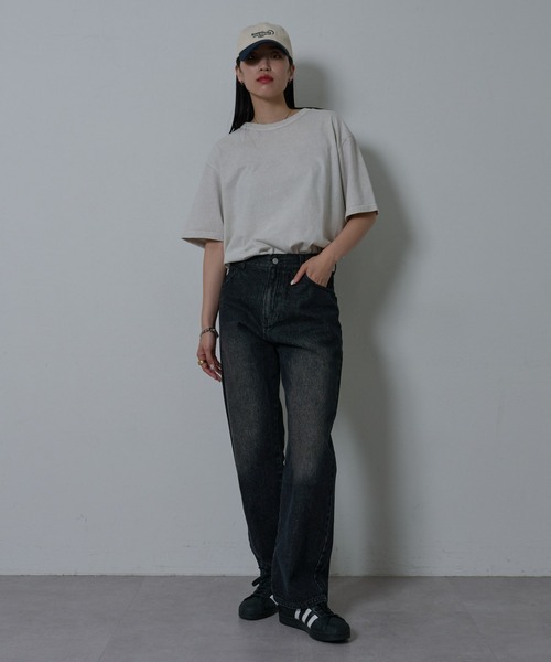 COLONY 2139(コロニートゥーワンスリーナイン)の「ブラストストレートデニム(デニムパンツ・メンズ・ブラック/サックスブルー/インディゴブルー・MEDIUM/LARGE/X-LARGE)」の11枚目の写真