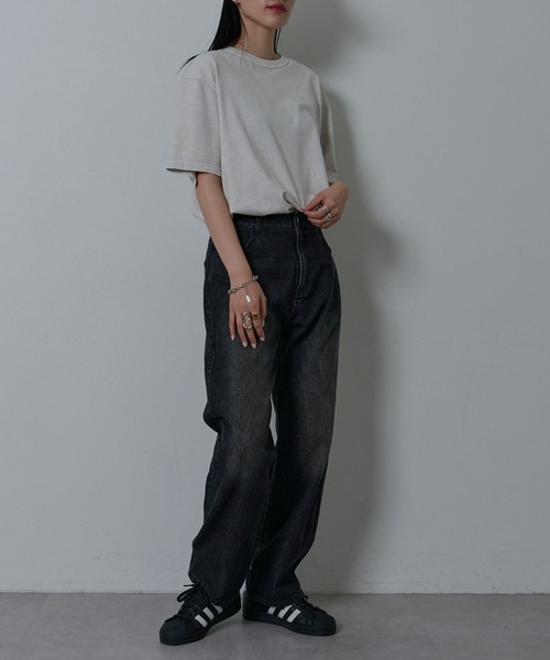 COLONY 2139(コロニートゥーワンスリーナイン)の「ブラストストレートデニム(デニムパンツ・メンズ・ブラック/サックスブルー/インディゴブルー・MEDIUM/LARGE/X-LARGE)」の12枚目の写真