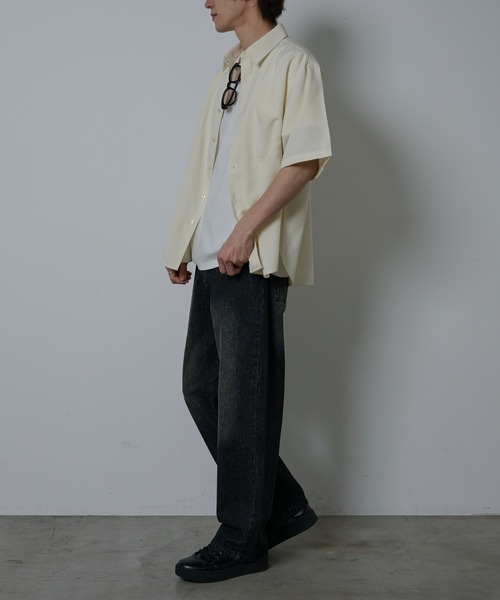 COLONY 2139(コロニートゥーワンスリーナイン)の「ブラストストレートデニム(デニムパンツ・メンズ・ブラック/サックスブルー/インディゴブルー・MEDIUM/LARGE/X-LARGE)」の15枚目の写真