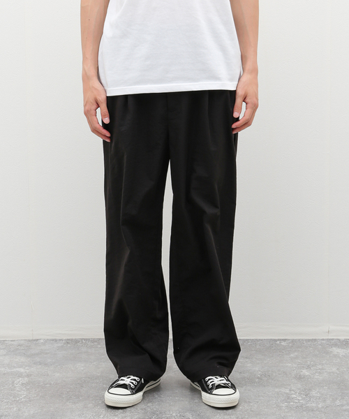 【セール】SORONA(R) WIDE TROUSER（スラックス）｜B.C STOCK（ベーセーストック）