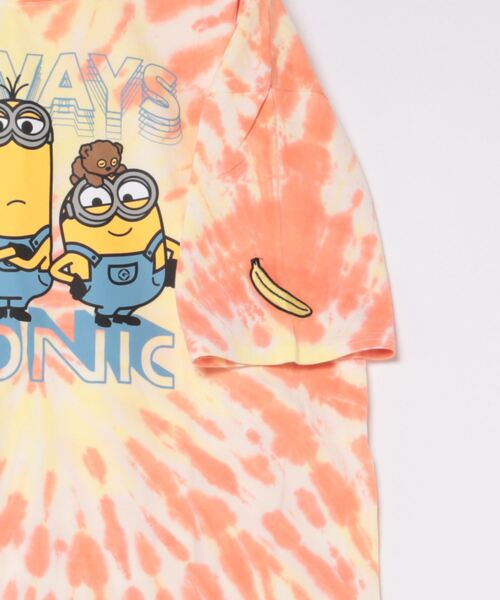 MINIONS(ミニオンズ)の「親子お揃い ミニオン タイダイTシャツ 9289A(Tシャツ/カットソー・レディース・オレンジ・L/M/S)」の3枚目の写真