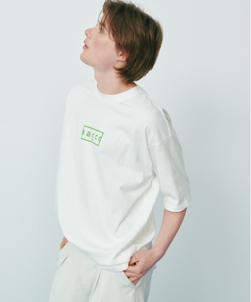 KACCO(カッコ)の「《ユニセックスアイテム》KACCO ORIGINAL PRINT T-SHIRTS / オリジナルプリントTシャツ A(Tシャツ/カットソー・メンズ・ホワイト・LARGE/MEDIUM/SMALL)」の14枚目の写真