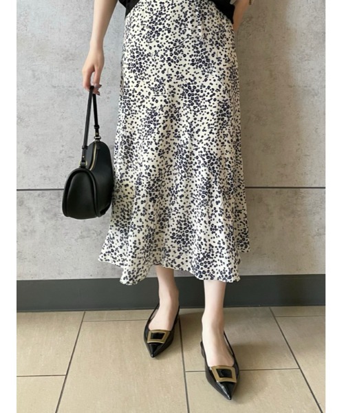 Mila Owen（ミラオーウェン）の「ナローシルエットスカート【手洗い可能】（スカート・レディース・アイボリー/ブラック/イエロー・0/1）」の12枚目の写真