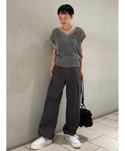emmi（エミ）の「ラメシアーベスト（ニット/セーター）」 - WEAR