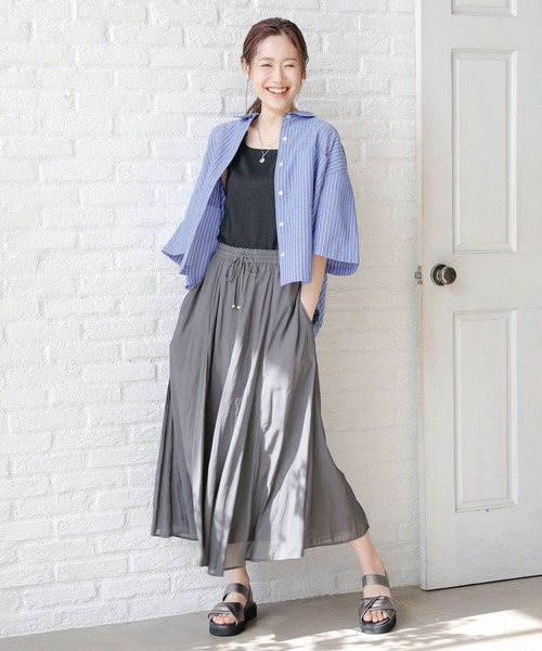 GLOBAL WORK（グローバルワーク）の「エアかる厚底ゴムベルト/115398（サンダル・レディース・ブラウン系8/ホワイト×シルバー/ゴールド/ブラック・MEDIUM/LARGE）」の10枚目の写真