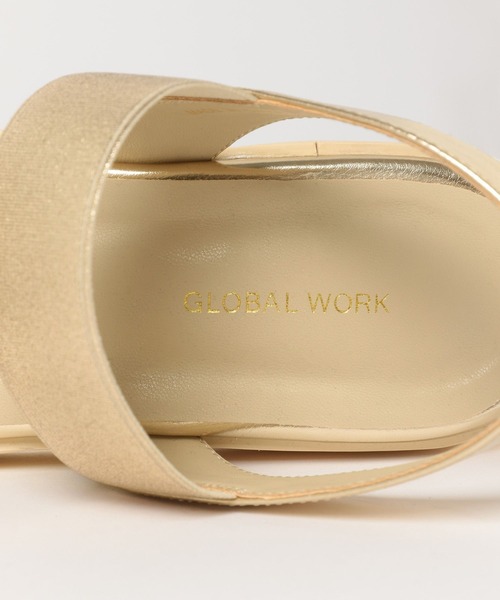 GLOBAL WORK（グローバルワーク）の「エアかる厚底ゴムベルト/115398（サンダル・レディース・ブラウン系8/ホワイト×シルバー/ゴールド/ブラック・MEDIUM/LARGE）」の20枚目の写真