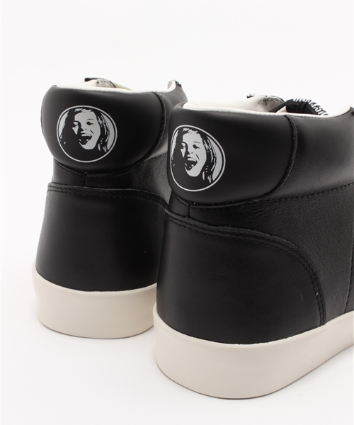 HYSTERIC GLAMOUR(ヒステリックグラマー)の「MAKE ME SMILE ハイカットスニーカー(スニーカー・メンズ・ホワイト/レッド/グリーン/ネイビー/ブラック・25.5cm/26.5cm/27.5cm)」の12枚目の写真