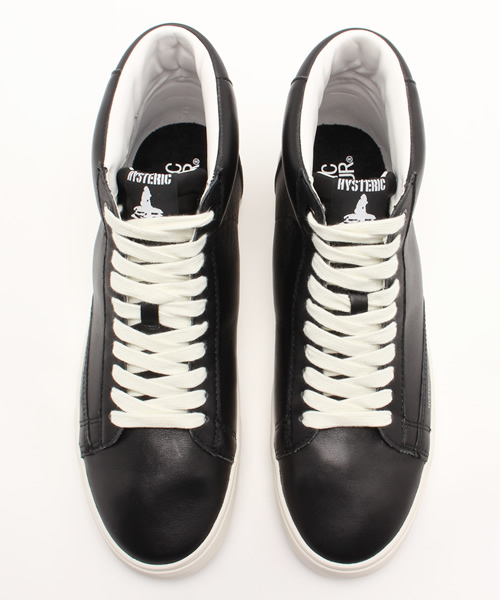 HYSTERIC GLAMOUR(ヒステリックグラマー)の「MAKE ME SMILE ハイカットスニーカー(スニーカー・メンズ・ホワイト/レッド/グリーン/ネイビー/ブラック・25.5cm/26.5cm/27.5cm)」の14枚目の写真