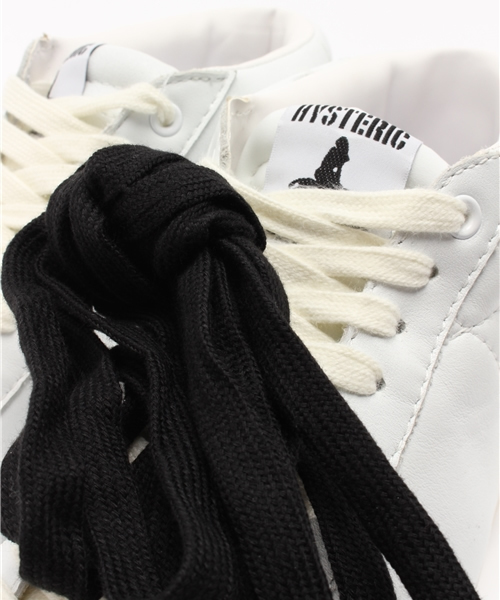 HYSTERIC GLAMOUR(ヒステリックグラマー)の「MAKE ME SMILE ハイカットスニーカー(スニーカー・メンズ・ホワイト/レッド/グリーン/ネイビー/ブラック・25.5cm/26.5cm/27.5cm)」の16枚目の写真