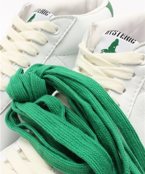 HYSTERIC GLAMOUR(ヒステリックグラマー)の「MAKE ME SMILE ハイカットスニーカー(スニーカー・メンズ・ホワイト/レッド/グリーン/ネイビー/ブラック・25.5cm/26.5cm/27.5cm)」の17枚目の写真