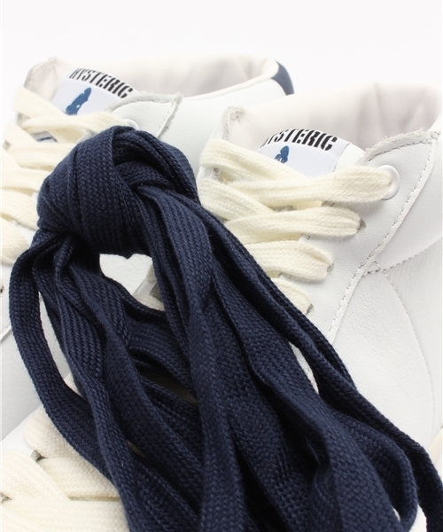 HYSTERIC GLAMOUR(ヒステリックグラマー)の「MAKE ME SMILE ハイカットスニーカー(スニーカー・メンズ・ホワイト/レッド/グリーン/ネイビー/ブラック・25.5cm/26.5cm/27.5cm)」の6枚目の写真