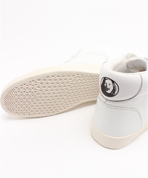 HYSTERIC GLAMOUR(ヒステリックグラマー)の「MAKE ME SMILE ハイカットスニーカー(スニーカー・メンズ・ホワイト/レッド/グリーン/ネイビー/ブラック・25.5cm/26.5cm/27.5cm)」の8枚目の写真