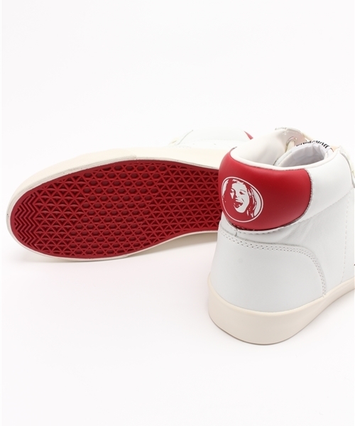 HYSTERIC GLAMOUR(ヒステリックグラマー)の「MAKE ME SMILE ハイカットスニーカー(スニーカー・メンズ・ホワイト/レッド/グリーン/ネイビー/ブラック・25.5cm/26.5cm/27.5cm)」の11枚目の写真