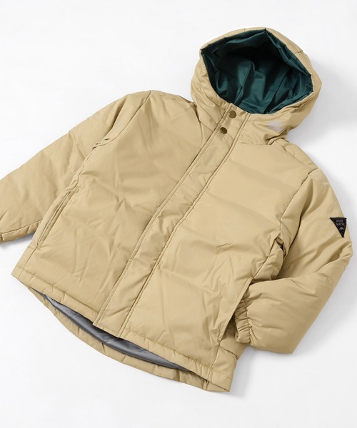 KRIFF MAYER Kid's Collection（クリフメイヤーキッズコレクション）の「【洗える・軽撥水】ミクスチャーダウンジャケット（ダウンジャケット/コート・キッズ・ベージュ/グリーン/ブラック/ブルー・120/130/140/150/160/170）」の3枚目の写真