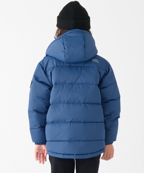 KRIFF MAYER Kid's Collection（クリフメイヤーキッズコレクション）の「【洗える・軽撥水】ミクスチャーダウンジャケット（ダウンジャケット/コート・キッズ・ベージュ/グリーン/ブラック/ブルー・120/130/140/150/160/170）」の6枚目の写真