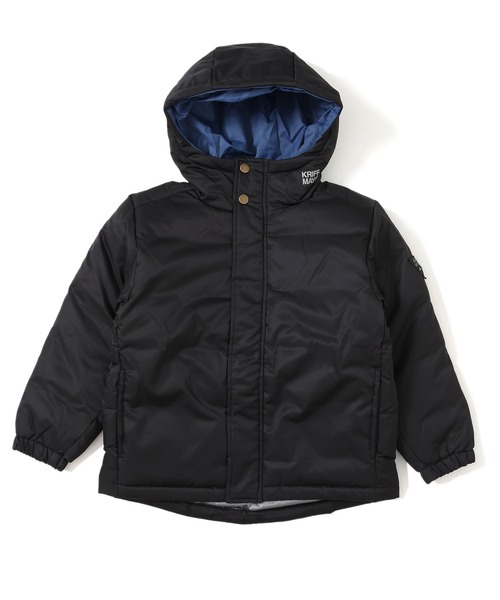 KRIFF MAYER Kid's Collection（クリフメイヤーキッズコレクション）の「【洗える・軽撥水】ミクスチャーダウンジャケット（ダウンジャケット/コート・キッズ・ベージュ/グリーン/ブラック/ブルー・120/130/140/150/160/170）」の8枚目の写真