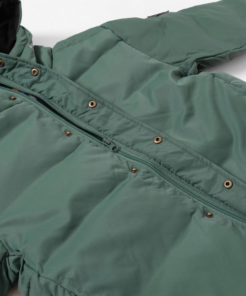 KRIFF MAYER Kid's Collection（クリフメイヤーキッズコレクション）の「【洗える・軽撥水】ミクスチャーダウンジャケット（ダウンジャケット/コート・キッズ・ベージュ/グリーン/ブラック/ブルー・120/130/140/150/160/170）」の16枚目の写真