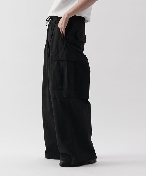 【セール】リップストップカーゴワイドパンツ（カーゴパンツ）｜Lui's（ルイス）