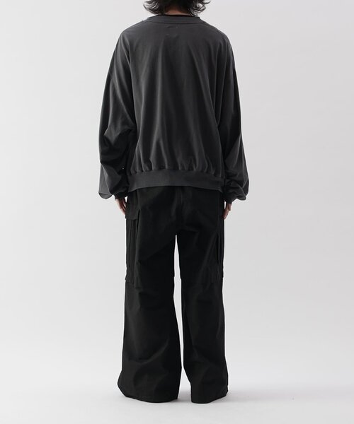 【セール】リップストップカーゴワイドパンツ（カーゴパンツ）｜Lui's（ルイス）