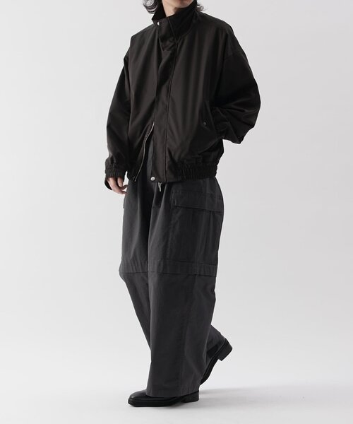 【セール】リップストップカーゴワイドパンツ（カーゴパンツ）｜Lui's（ルイス）