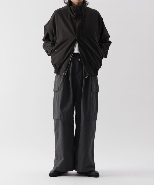 【セール】リップストップカーゴワイドパンツ（カーゴパンツ）｜Lui's（ルイス）