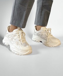 ALL BLACK | 【軽量/293g/厚底/5cm/カップインソール】厚底スニーカー(スニーカー)