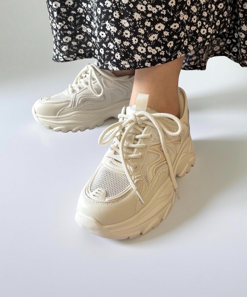 ぶー 厚底 直営SHOP限定厚底スニーカー】 （ブラックコンビ） -YOSUKE U