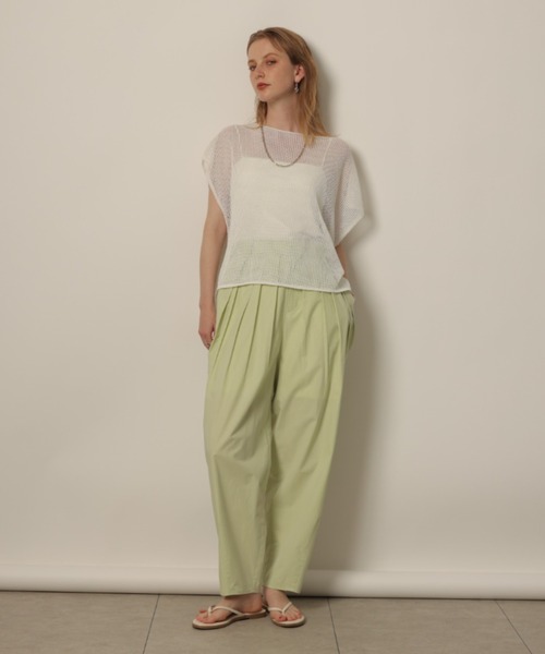 CADUNE LIKE Ａ LINENメッシュニット CADUNE（カデュネ）の「LIKE A LINENメッシュニット（ニット
