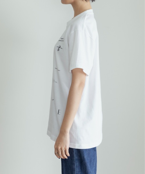 Eimee Law（エイミーロウ）の「テキストロゴトップス（Tシャツ/カットソー・レディース・ブラック/ホワイト系1/ホワイト系2・38）」の18枚目の写真