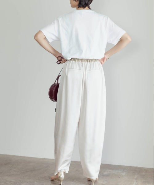 Eimee Law（エイミーロウ）の「テキストロゴトップス（Tシャツ/カットソー・レディース・ブラック/ホワイト系1/ホワイト系2・38）」の5枚目の写真