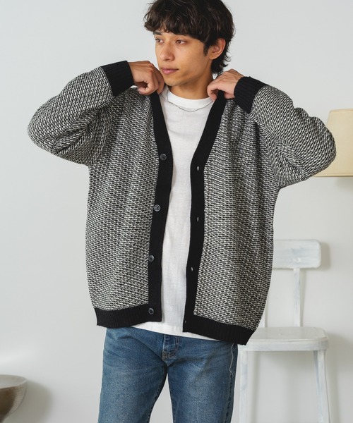 ROOPTOKYO（ループトウキョウ）の「ウール混ニットカーディガン（カーディガン/ボレロ・メンズ・ブラック/ベージュ/ネイビー・M/L）」の11枚目の写真