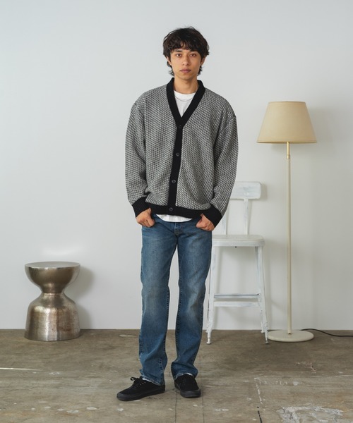 ROOPTOKYO（ループトウキョウ）の「ウール混ニットカーディガン（カーディガン/ボレロ・メンズ・ブラック/ベージュ/ネイビー・M/L）」の12枚目の写真