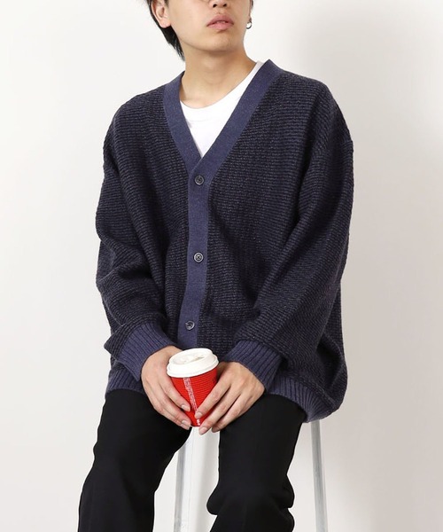 ROOPTOKYO（ループトウキョウ）の「ウール混ニットカーディガン（カーディガン/ボレロ・メンズ・ブラック/ベージュ/ネイビー・M/L）」の17枚目の写真