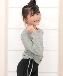 Bee des Bee | サイドギャザー長袖トップス(Tシャツ/カットソー)