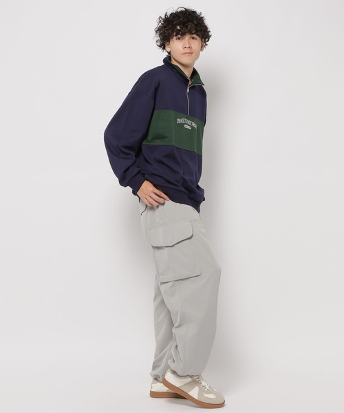 セール】ダンボールハーフZIPプルオーバー（スウェット）｜niko and