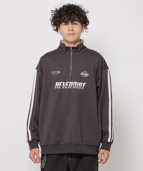 セール】ダンボールハーフZIPプルオーバー（スウェット）｜niko and