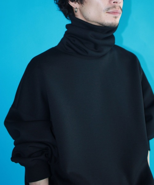 G.V.G.V.（ジーヴィージーヴィー）の「EXTRA HIGH NECK TOP（スウェット・メンズ・ブラック/ダークグレー・ONE SIZE）」の22枚目の写真
