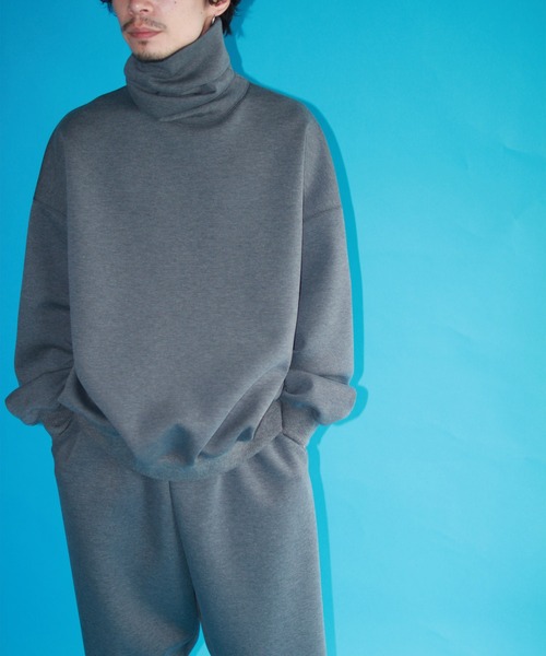 G.V.G.V.（ジーヴィージーヴィー）の「EXTRA HIGH NECK TOP（スウェット・メンズ・ブラック/ダークグレー・ONE SIZE）」の18枚目の写真