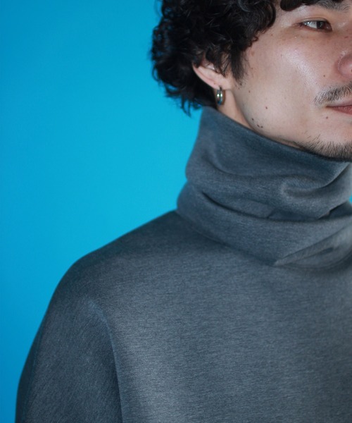 G.V.G.V.（ジーヴィージーヴィー）の「EXTRA HIGH NECK TOP（スウェット・メンズ・ブラック/ダークグレー・ONE SIZE）」の16枚目の写真