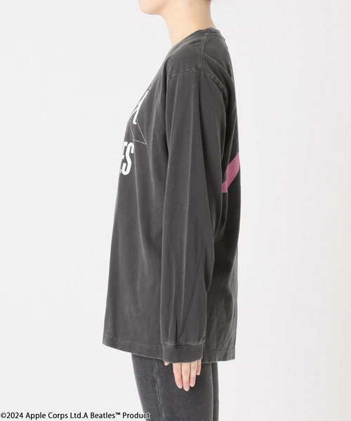 JOURNAL STANDARD relume ビートルズ 長袖Tシャツ グレー JOURNAL STANDARD relume tシャツ Tシャツ 別注「GOOD ROCK