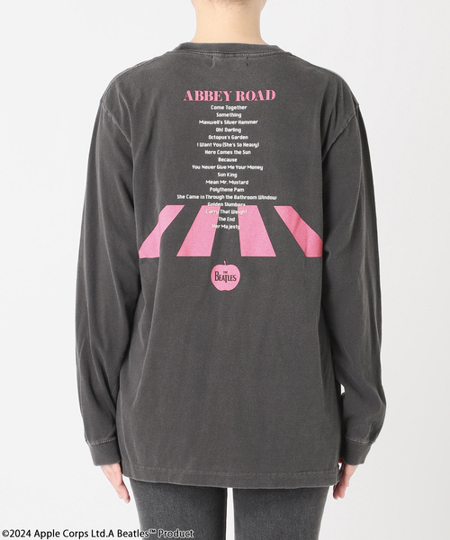 JOURNAL STANDARD relume ビートルズ 長袖Tシャツ グレー JOURNAL STANDARD relume tシャツ Tシャツ 別注「GOOD ROCK
