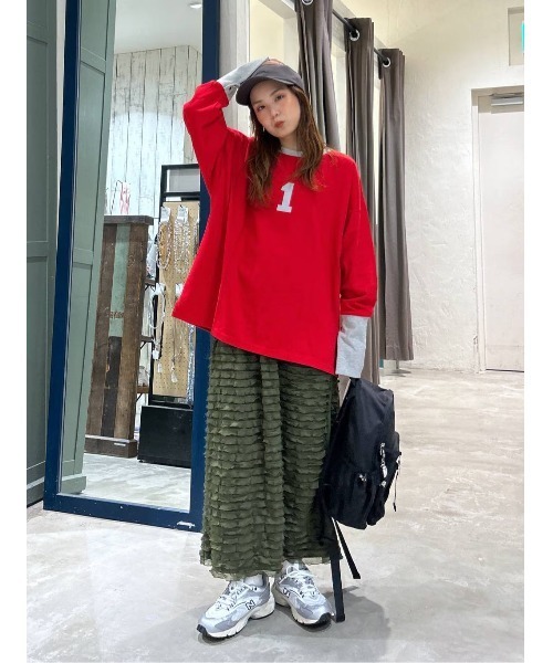 niko and...（ニコアンド）の「オリジナルギャザーライトデイパック（バックパック/リュック・レディース・グリーン系その他/ブラック/グレー/モスグリーン・0）」の11枚目の写真