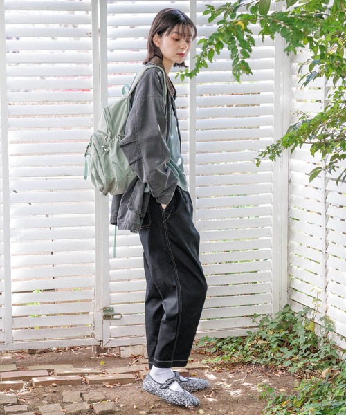 niko and...（ニコアンド）の「オリジナルギャザーライトデイパック（バックパック/リュック・レディース・グリーン系その他/ブラック/グレー/モスグリーン・0）」の18枚目の写真